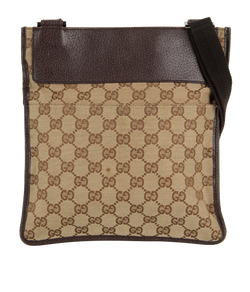 Guccissima Messenger, Canvas, Brown, 200047, DB/B, 2*